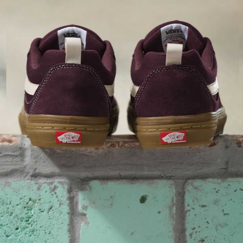 Vans Wildleder Gum Kyle Walker Skateschuhe Damen Bordeaux | 35196PNEO