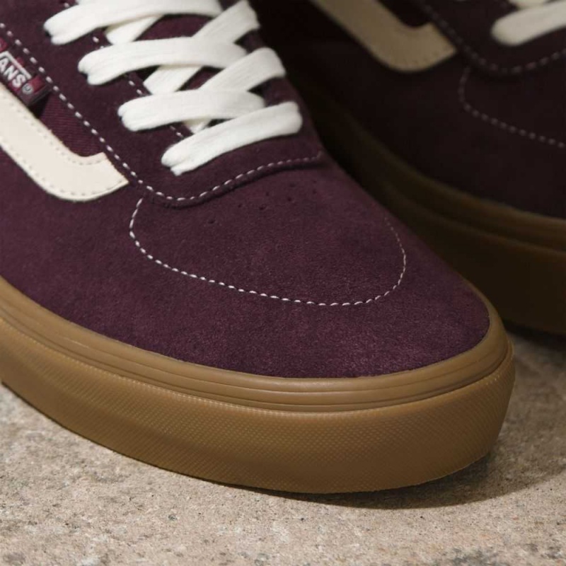 Vans Wildleder Gum Kyle Walker Skateschuhe Damen Bordeaux | 35196PNEO