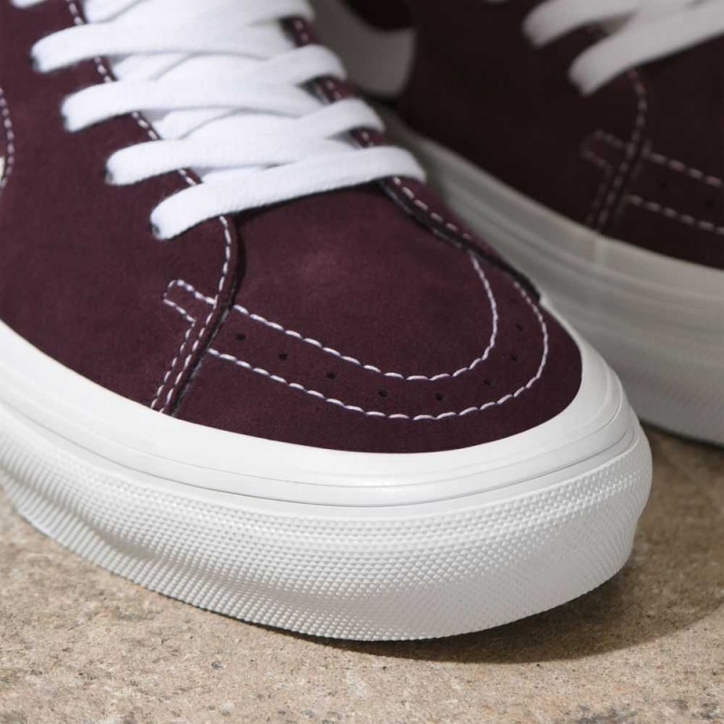 Vans Wrapped Grosso Mid Skateschuhe Damen Bordeaux | 43890EWBF